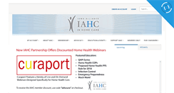 Desktop Screenshot of iahc.org