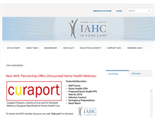 Tablet Screenshot of iahc.org